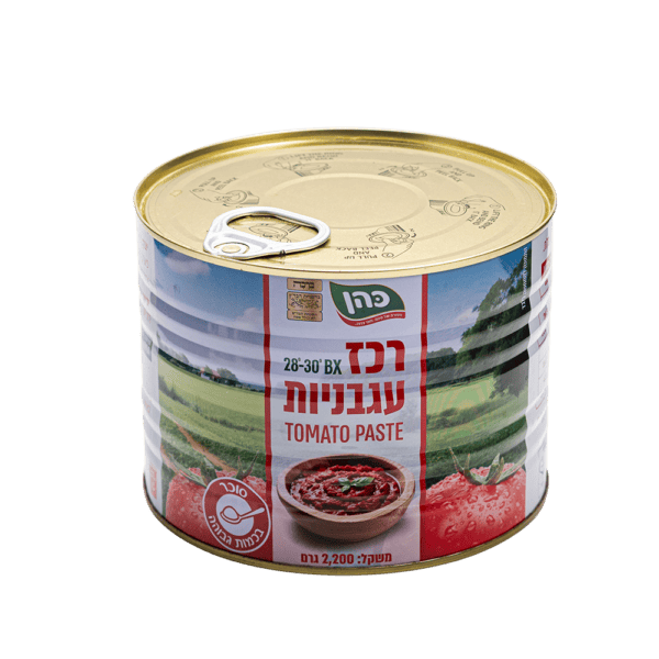 רסק עגבניות תוצרת ישראל, קופסה של 2.2 ק"ג, מתאים לבישול וא.